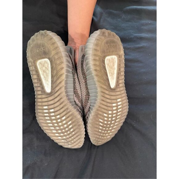 US SIZE 6.5 Yeezys adidas boost 350 V2 gray and orange zebra - Picture 7 of 9